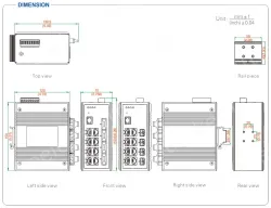 UOTEK 12-Port Full Gigabit Managed Ethernet Switch