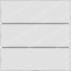 Push-button 3g, lab. field,RGB LED, int. temp.sensor, KNX-S.1/B.3/B.7,f.wh.p.wh