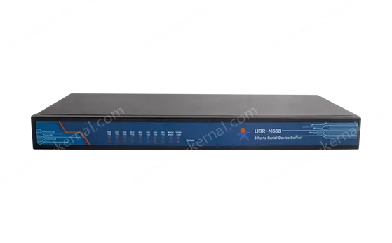 Eight serial servers