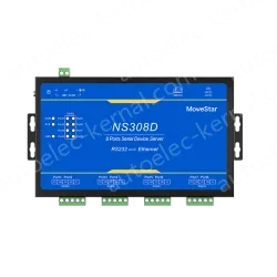 8 Ports RS232 Serial to 100M Ethernet Server