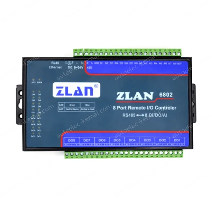 ZLAN6802 8 Channels IO Control Module