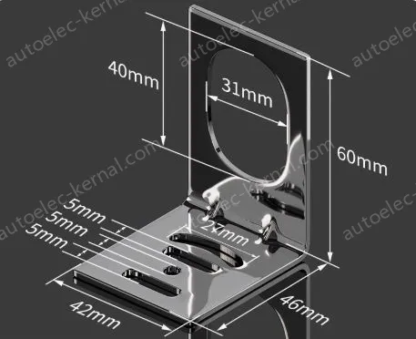 M30 L-shaped bracket Stainless Steel