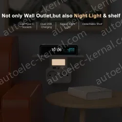 Germany plug Outlet Shelf