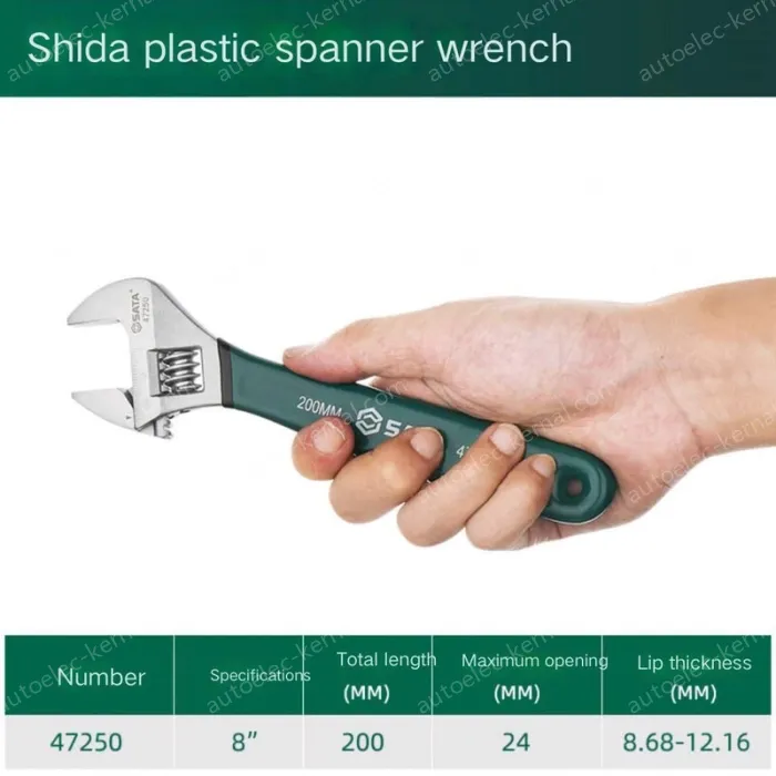 Dipping handle: 8 inches, opening capacity: 24mm-47250