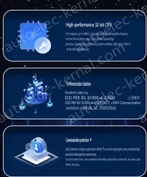 RS485 isolated 16-bit analog acquisition module Non-isolated RS485 0-30V 3 channel