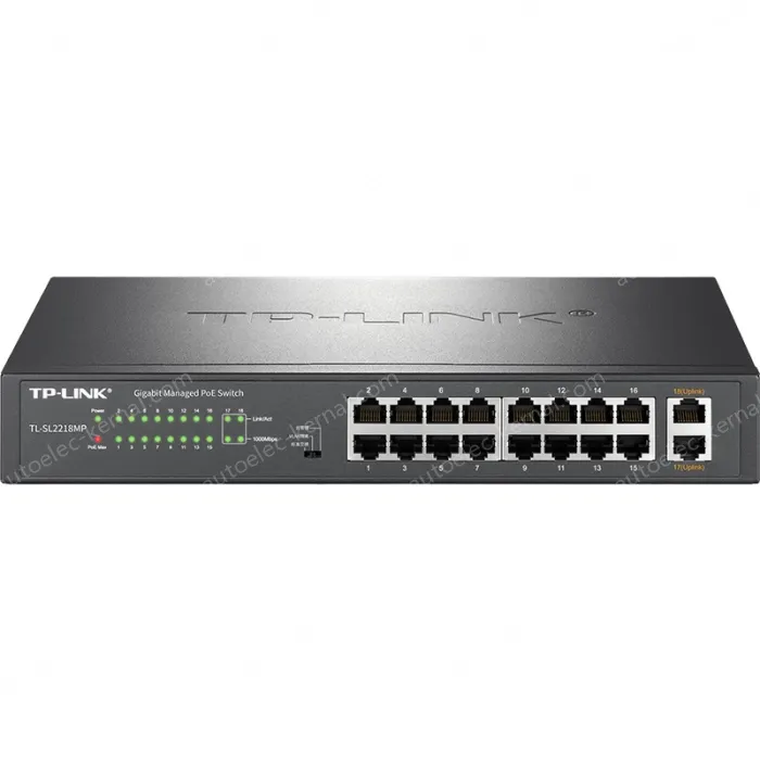 18 port Gigabit Uplink Cloud Management PoE Switches