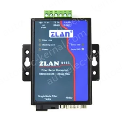 Level-type fiber-to-serial port