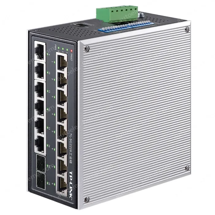 16 port Layer 2 manages industrial switches