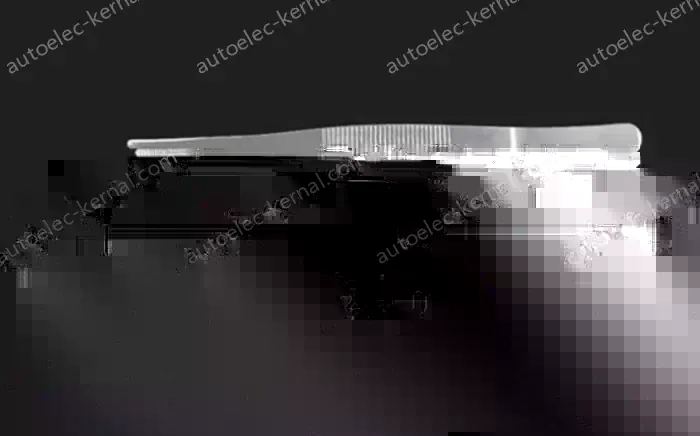 Stainless steel tweezers Straight round head (thick) 20cm