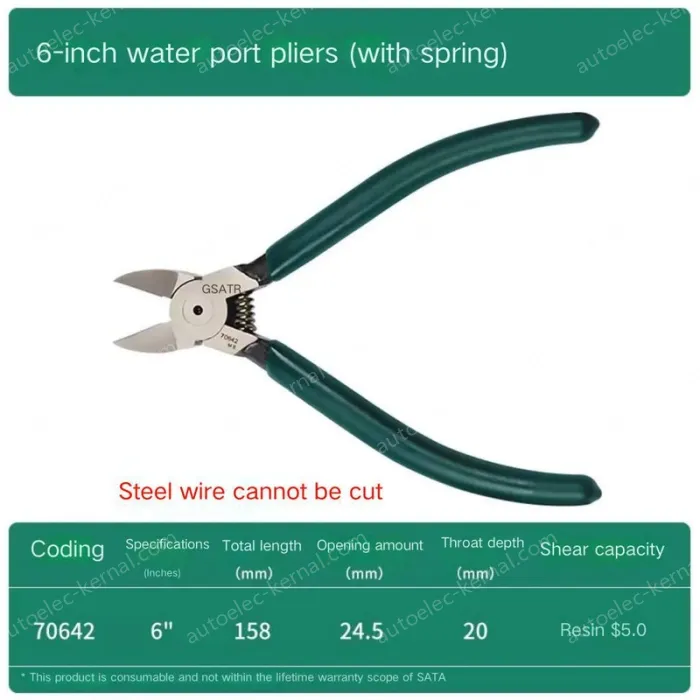 6 inch nozzle pliers 70642