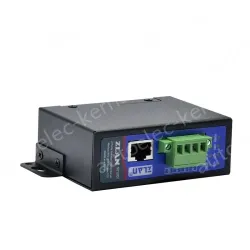 Rail/desktop optocoupler isolated serial server