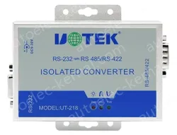 UT-218 UOTEK Industrial RS-232 to RS-485/422 Converter with Isolation