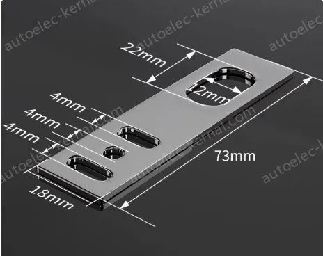 M12 straight bracket Stainless Steel