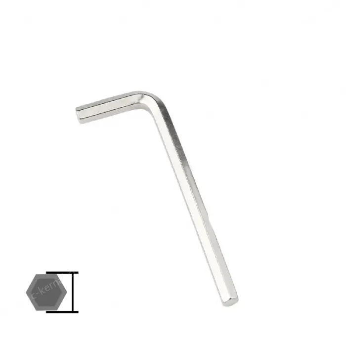 Nickel Plated 2.5mm 50pcs Flat Head