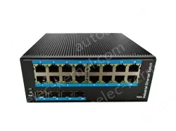 16-port 10/100/1000BASE-TX+4G SFP Managed Industrial Switch
