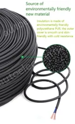 5 core 4 core 2 core sensor cable 24 AWG 2 pole