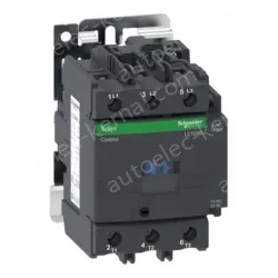 LC1D80E7C TeSys Deca Contactor, 3-Pole (3NO), AC-3/AC-3e, <=440V, 80A, 48VAC, Screw Terminal