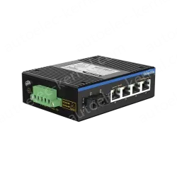 1 Port 100M F(x) + 4 Ports 10/100M T(x) Din-Rail Unmanaged Industrial Ethernet Switch