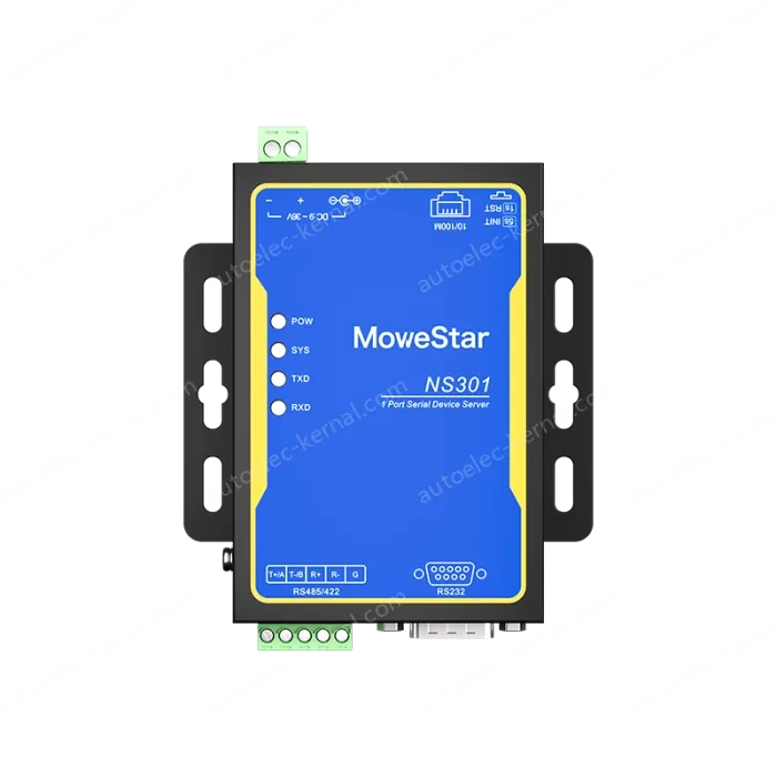 1 Port RS232/485/422 Serial to 100M Ethernet Server