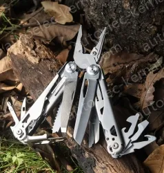GHK11-H Multifunctional Pliers Stainless Steel Multifunctional Wrench Emergency Rescue Folding Combo Tool
