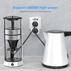 Europe plug USB C charging wall socket