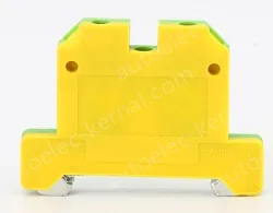 EK4 Grounding Terminals Yellow and Green Grounding Terminals Din Rail Terminals Universal Grounding Plastic Terminals