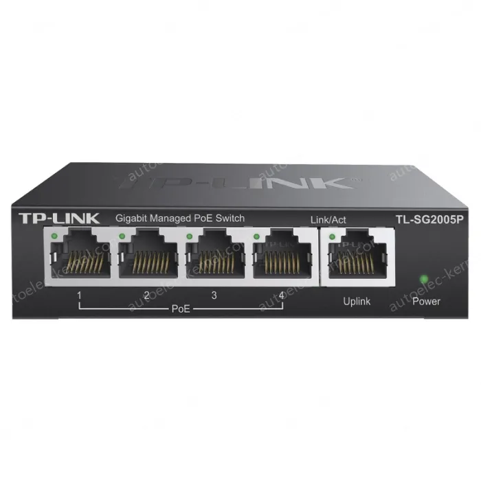5 port Full gigabit cloud-managed PoE switches