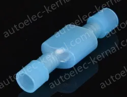 FDFN2-250（Blue male and female）Fully insulated terminal with cold crimp termination