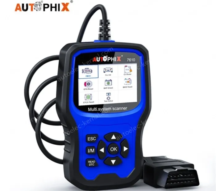 Fault code Autophix 7610 OBD2 scanning diagnostic tool VW/AUDI full system tester