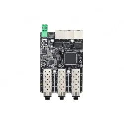 Intrinsically safe Gigabit 3 optical and 3 electrical embedded switch