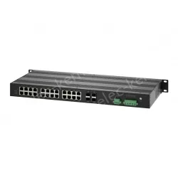 Full-Gigabit 4-optical 24-electric ring network managed PoE switch