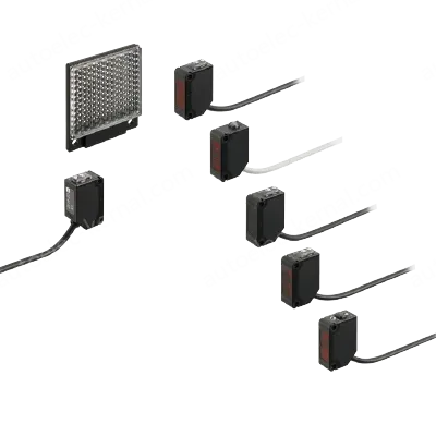 NPN output 20 to 50 mm Adjustable range Compact Photoelectric Sensor