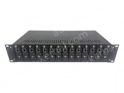 UOTEK UT-N602U14DP 14-slot Fiber Optic Transceiver Rack