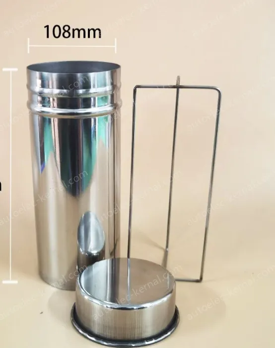 90mm Petri dish sterilization bucket (108*250mm) with steel wire frame