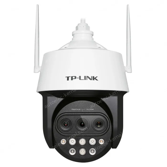 Three-eye zoom full-color 4G high-speed dome camera