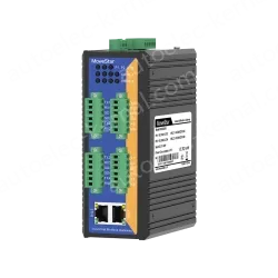 8 Ports RS232 to 2 Ports Ethernet Modbus Industrial Smart Gateway