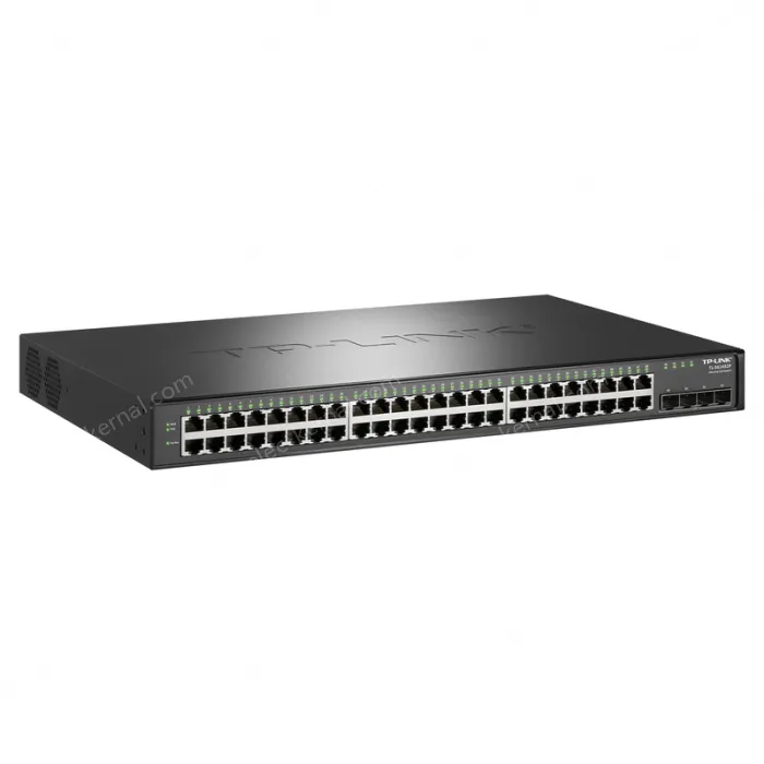 52 port Full Gigabit Ethernet PoE switch