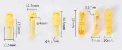 T3 yellow 2-4 square cord-T-type no-break wire terminal