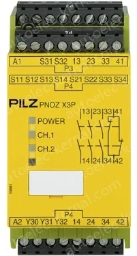 PNOZ X3P 24VDC 24VAC 3n/o 1n/c 1so