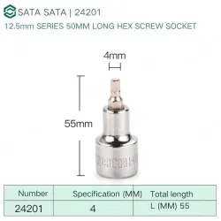 Dafei 4mm with a total length of 55mm-24201