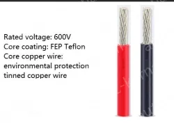 Teflon Wire Cable 13AWG Red 19 cores