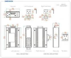 UOTEK 8-Port Full Gigabit Ethernet Switch