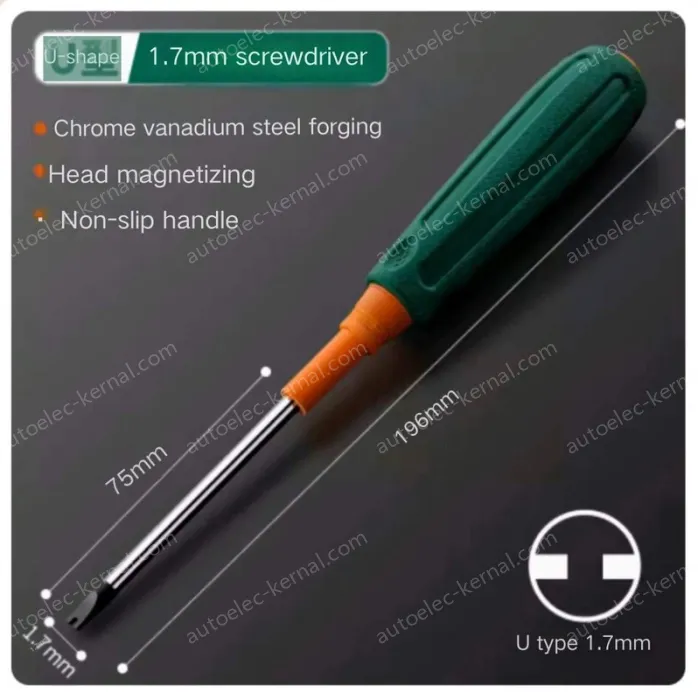 U-shaped screwdriver 1.7
