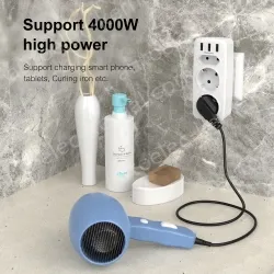 Germany France extension usb wall socket