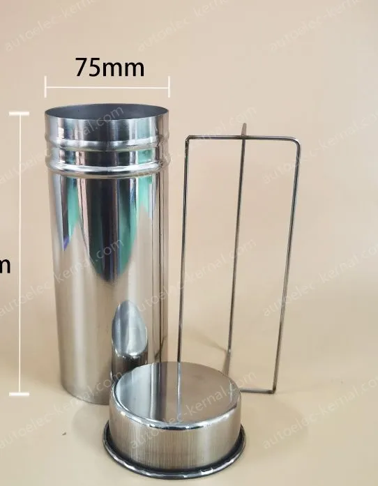 60mm Petri dish sterilization bucket (75*190mm) with steel wire frame